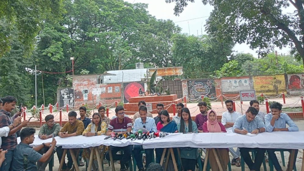 জাকসু ও হল নির্বাচনে জাতীয়তাবাদী ছাত্রদল সমর্থিত প্যানেলের আট দফা ইশতেহার ঘোষণা