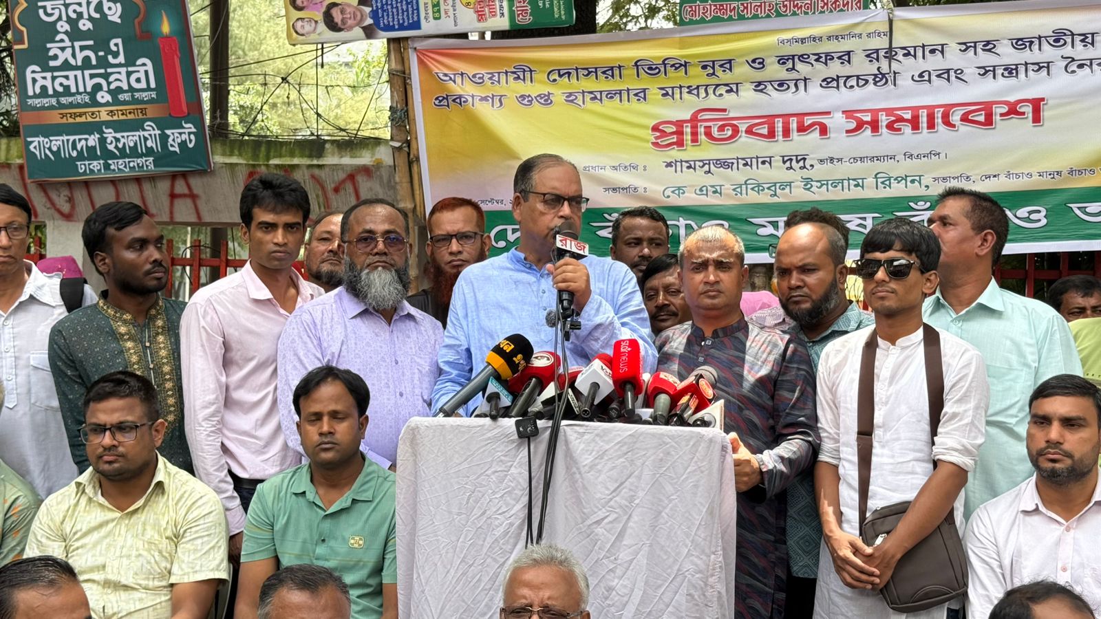 নুর-লুৎফরের ওপর হামলা প্রমাণ করে শেখ হাসিনার দোসররা এখনো সক্রিয়: শামসুজ্জামান দুদু
